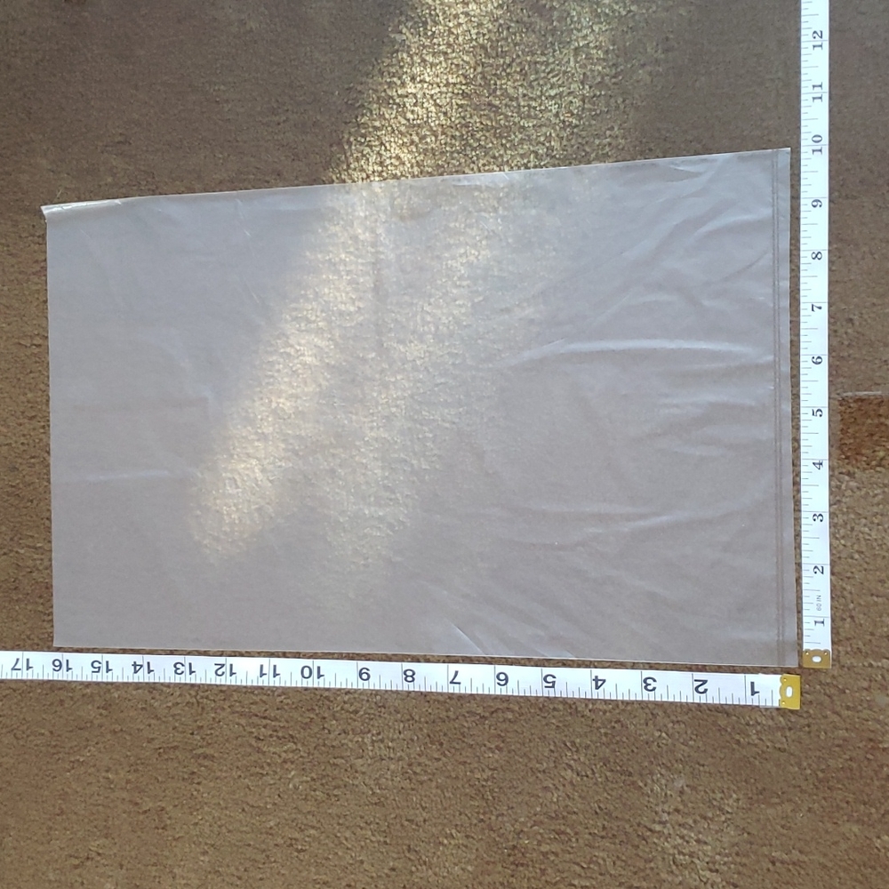 200 Clear Poly Bags - 10" x 16"